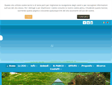 Tablet Screenshot of parcozoofalconara.com